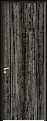 ISO9001 45 मिमी आंतरिक लकड़ी के दरवाजे एल्यूमीनियम पहने लकड़ी प्रवेश द्वार